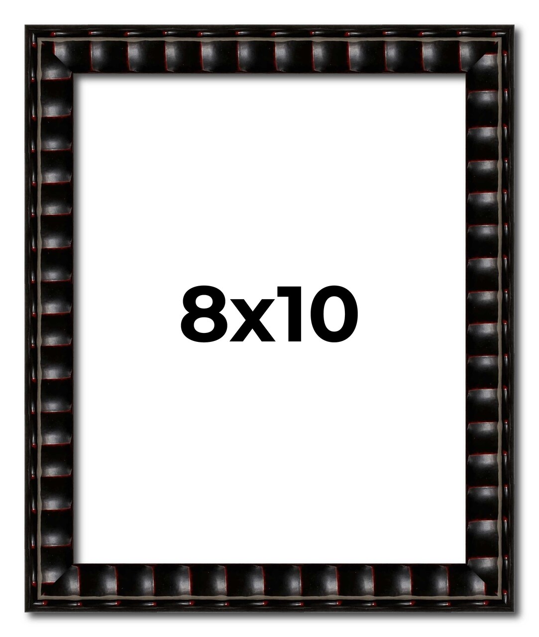 8x10 Bamboo Picture Frame with UV-Resistant Acrylic & Acid Free Backing, Available in 4 Finishes - Brown, Black, Gold, and Natural